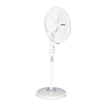 Luminous Mojo Plus High Speed Standing Pedestal Fan (White, 130 Watt, 2 Years Warranty, 400 mm, 100 cmm, Best For Home and Office Use)