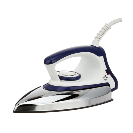 Bajaj Majesty DX 11, 1000 Watts, Dry Iron, Multiple Temperature Levels, White and Blue