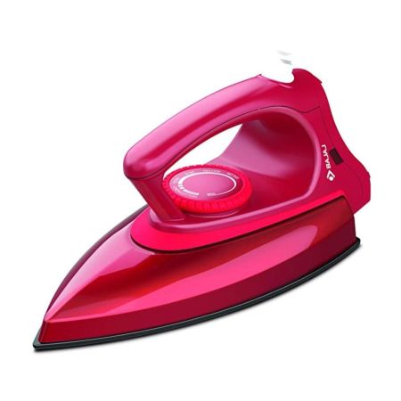 Bajaj Dry Iron 1000W Canvas Metallique Red, Regular