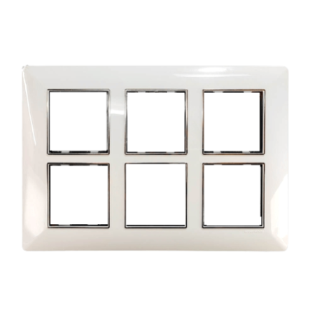 Greatwhite Fiana EVO White Chrome Plate 12 Modular (Ref No. 20612WHC)